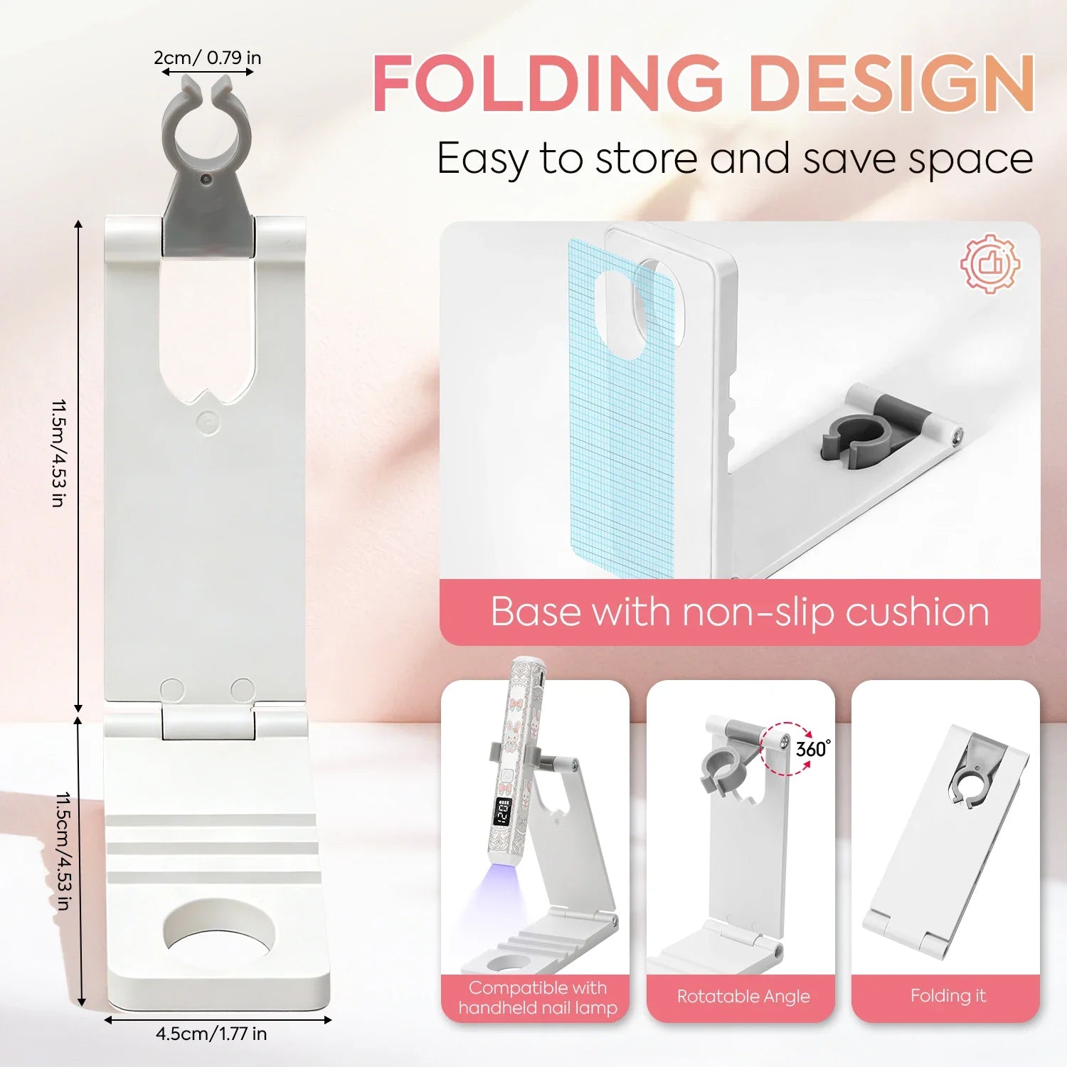 Bunny Nail Lamp with Stand