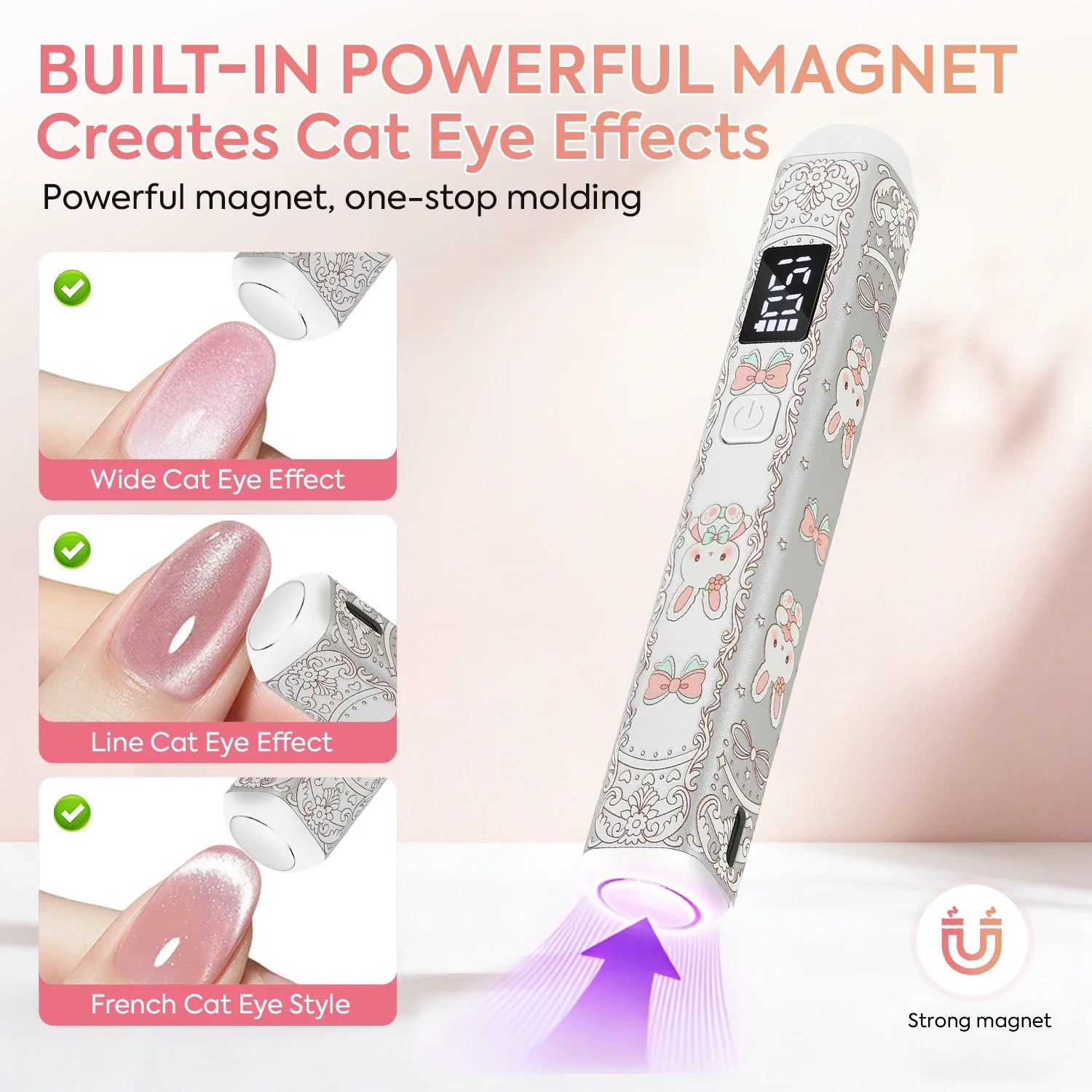 Bunny Nail Lamp with Stand