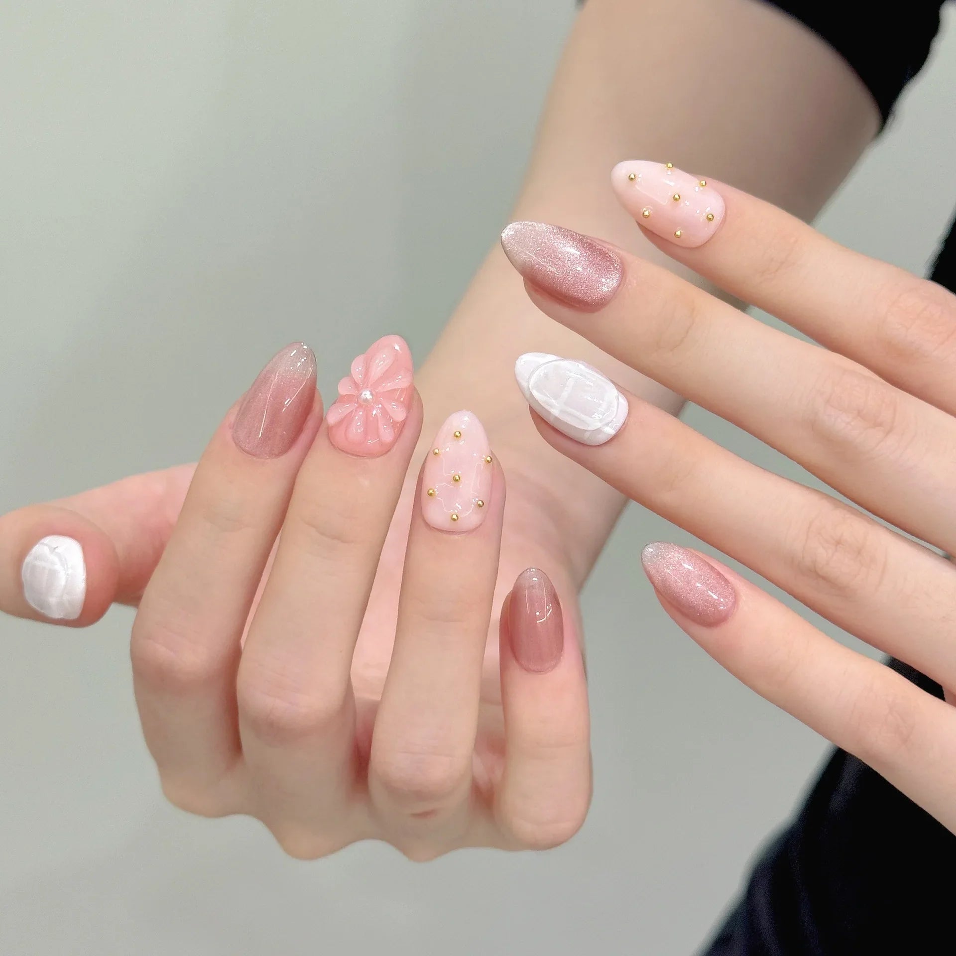 Sweet Pink Press-On Nails